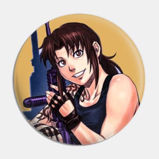 revy black lagoon Pin