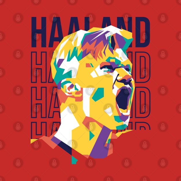 Erling Haaland Pop Art 1 by pentaShop