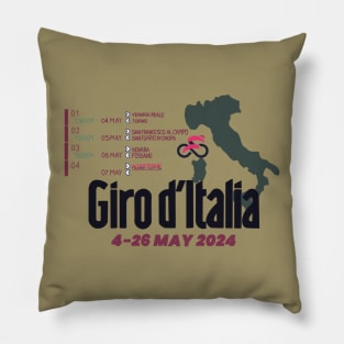 Giro d Italia Italy Bike Race Pillow