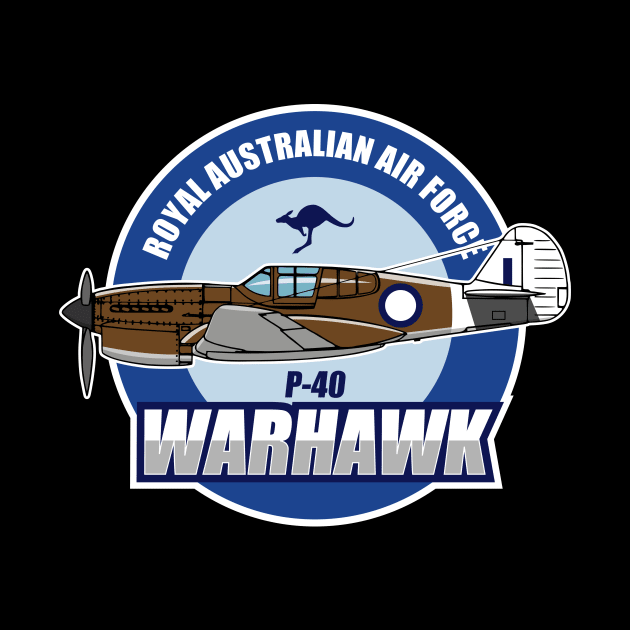 RAAF P-40 Warhawk by Tailgunnerstudios