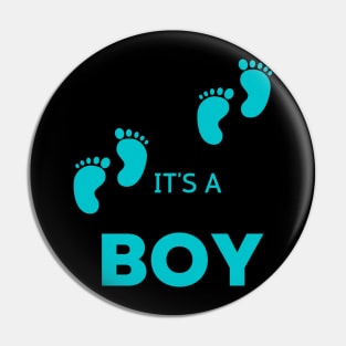 Ahoy it's a boy " new mom gift" & "new dad gift" "it's a boy pregnancy" newborn, mother of boy, dad of boy gift Pin