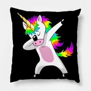 Dabbing Unicorn Dab Cute Summer Pillow