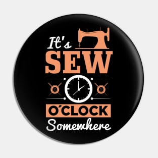 Funny Sewing Sewer Design Pin