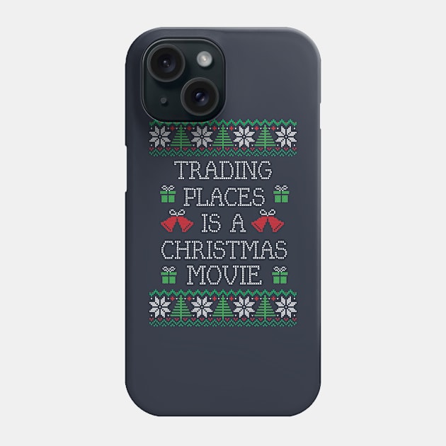 Trading Places is a Christmas movie Phone Case by BodinStreet