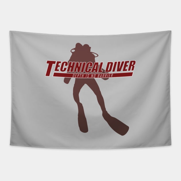 Technical Diver Tapestry by TCP