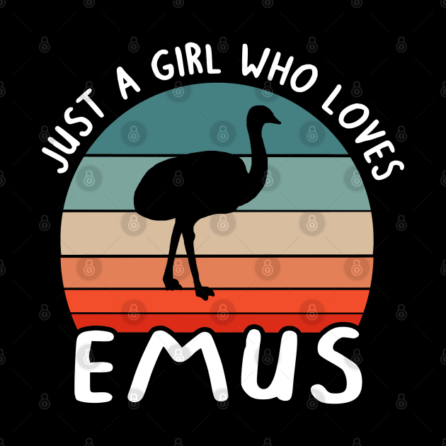 Girl Lover Emu Women Love Saying Fan by FindYourFavouriteDesign