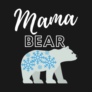 Winter Mama Bear T-Shirt