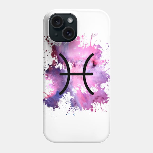Pisces Abstract Phone Case by Amasea