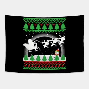 Santa Claus Santa Reindeer Tapestry