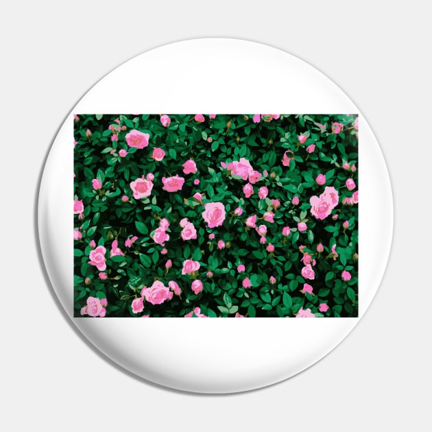 Rose Bush Pin by Vector-Market