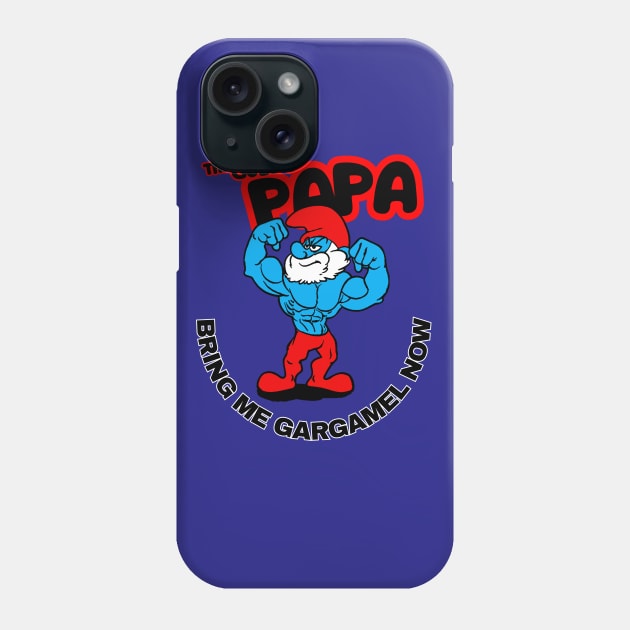 Papa Smurf Phone Case by Next Graffics