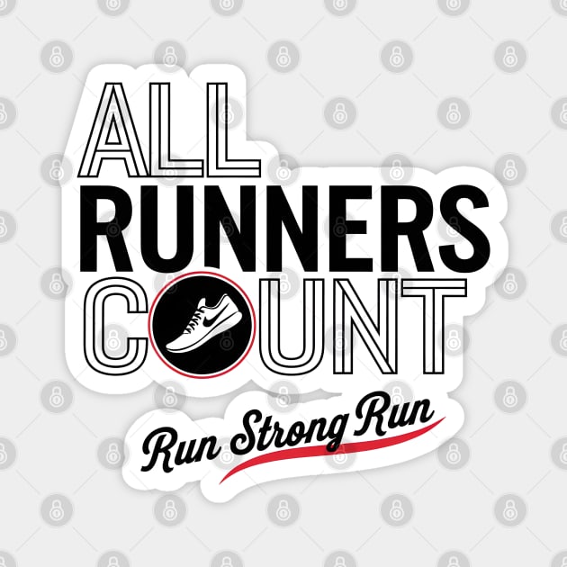 All Runners Count Magnet by MakerMind8.2