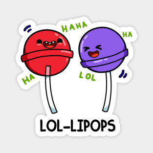 Lol-lipop Cute Lollipop Pun Magnet