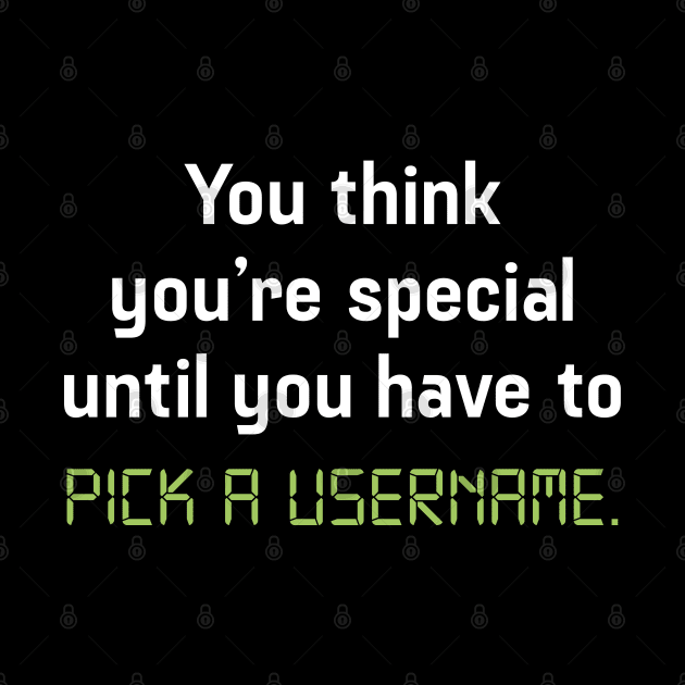 Pick A Username by LuckyFoxDesigns