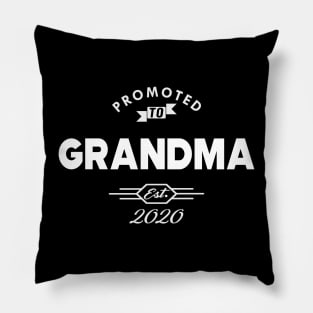 New grandma - Promoted to grandma est. 2020 Pillow