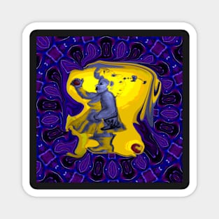 Perry Normal In Purple Maze Magnet