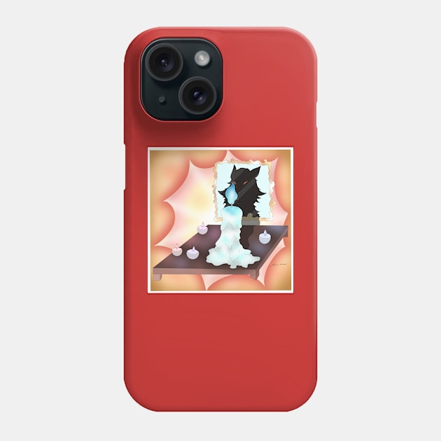 Candle with fox shadow Phone Case by XoXy24