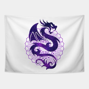 Dragon and Mandala Tapestry