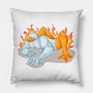 Fire Duck Pillow