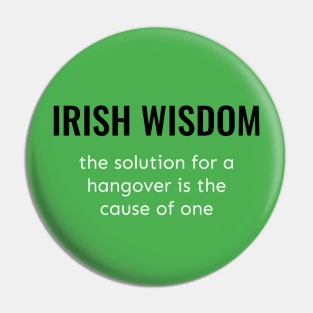 Irish Wisdom Pin