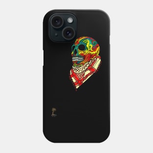 Cheerful Skull Design Phone Case