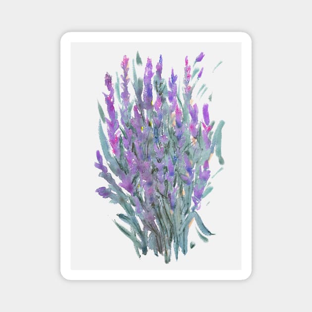 Lavender Magnet by ArtKsenia