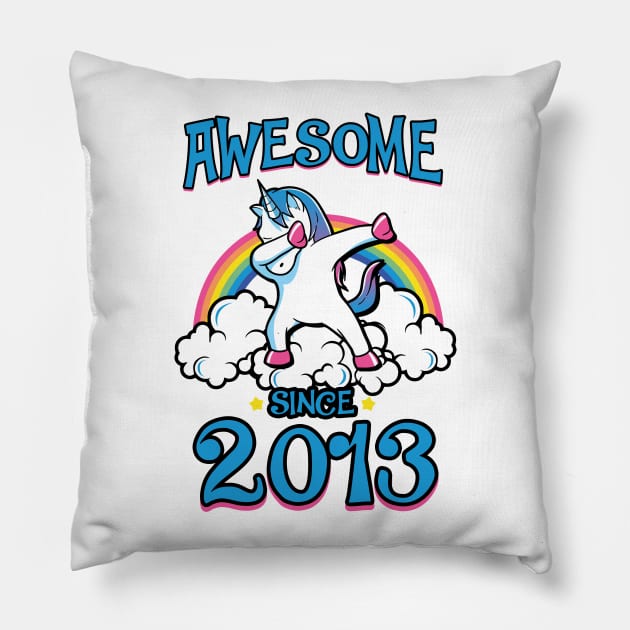 Awesome since 2013 Pillow by KsuAnn