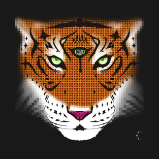 Third Eye of the Tiger | Half Tone T-Shirt