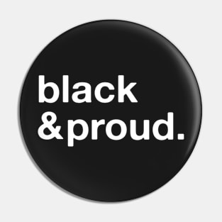 Black & Proud Pin