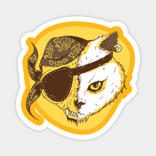 pirate_cat halloween Magnet