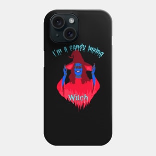 Spooky 'I'm a Candy Loving Witch Halloween Phone Case