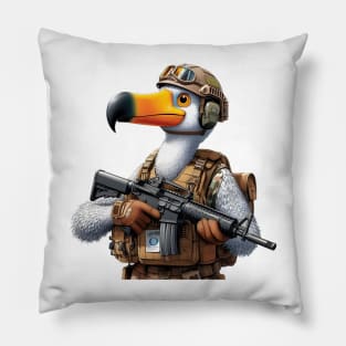 Tactical Dodo Bird Pillow