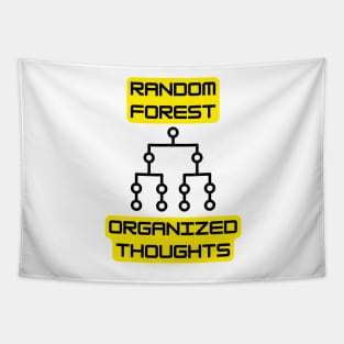 Random Forest: Organized Thoughts - Data Science & Machine Learning Tee Tapestry