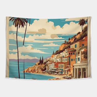 Amaliada Greece Vintage Tourism Travel Tapestry