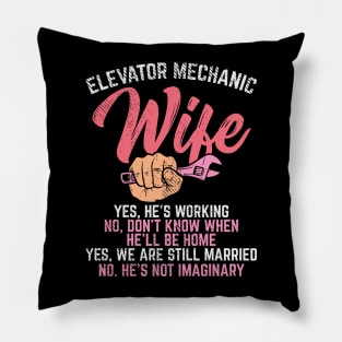 Elevator Mechanic Wife Pillow