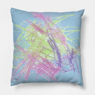 Expression Pink&Green Pillow