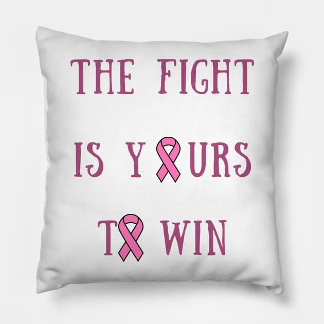 The fight is yours to win Pillow by IOANNISSKEVAS