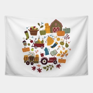 Autumn Days Tapestry