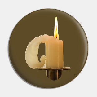 Candle flame Pin