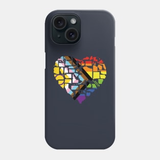 Intersex-Inclusive Progress Pride Flag Shirt Love Not Hate 2SLGBTQ+ Pride in All 50 States Gay Pride Shirts Queer Pride Bisexual Pride Phone Case