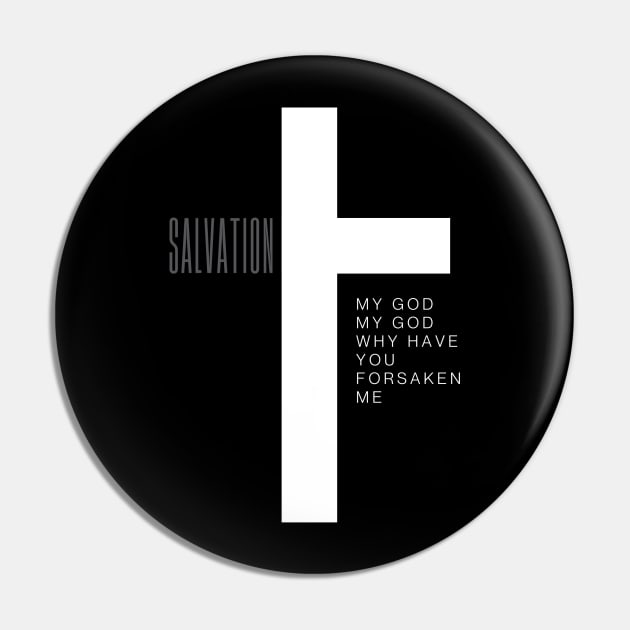 SALVATION Pin by Tea Time Shop