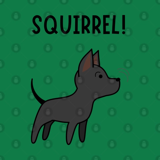 Doggy squirrel! by Said with wit