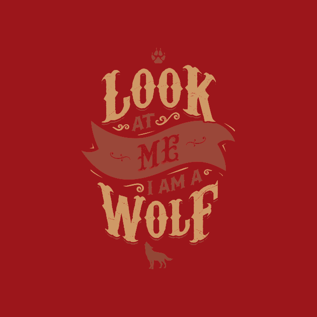 LOOK AT ME I AM A WOLF by snevi