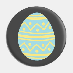 Blue and Yellow, Easter Egg Pin