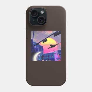 v a p o r w a v e  l a n d i n g Phone Case