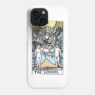 The Lovers - A Tarot Print Phone Case