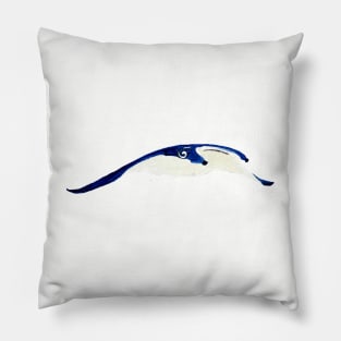 manta ray num2 Pillow