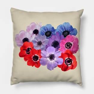 Anemone Flower Pillow