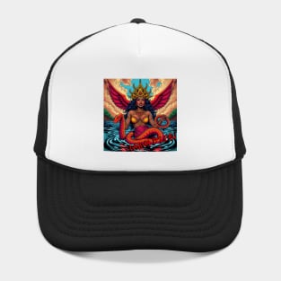 MAMA D'LEAU – FULL COLOUR – FETERS AND LIMERS – CARIBBEAN FOLKLORE EVENT DJ GEAR Hat