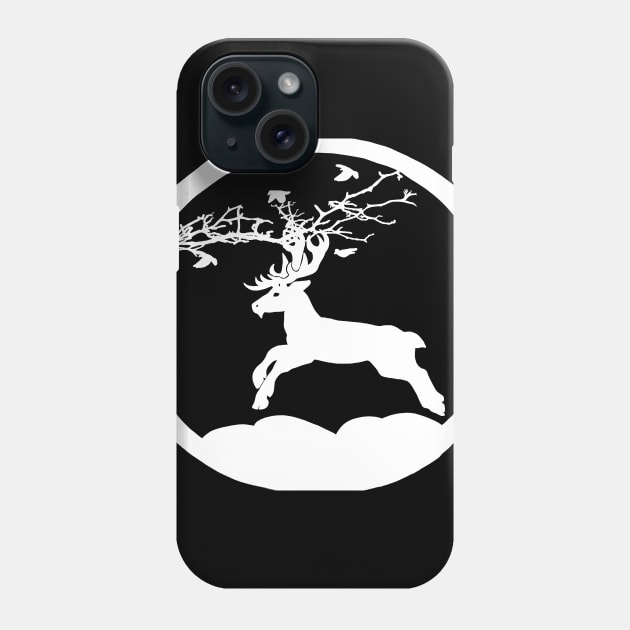 Running deer Phone Case by DNASCC